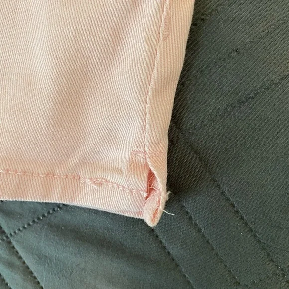 Pink Kids Jean Shorts with Adjustable Waistband - Picture 8 of 9